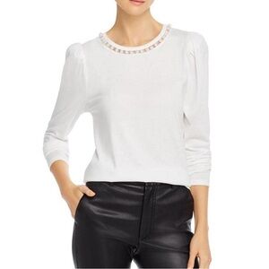 Generation Love Elliot Pearl Top White XSmall